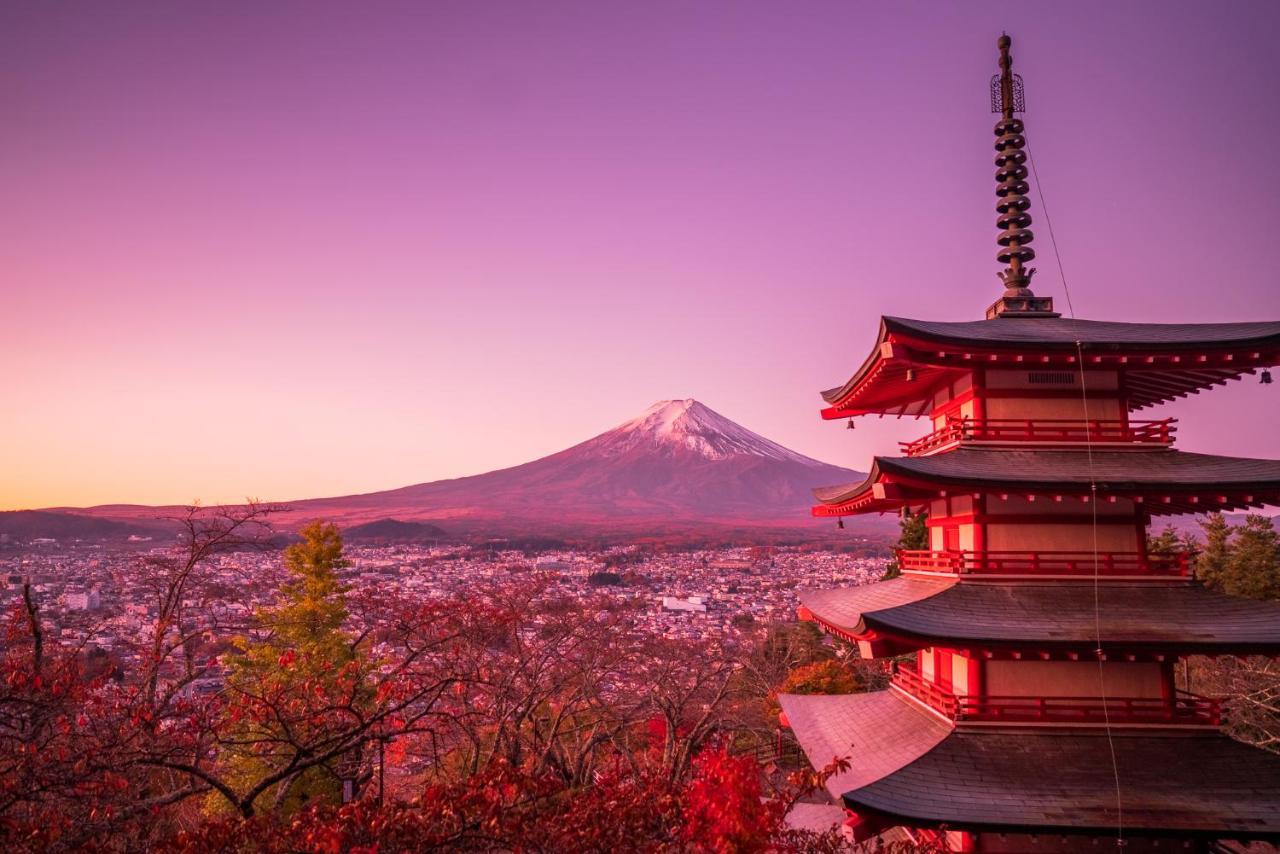 Ryokan Fuji Heights 富士河口湖 外观 照片